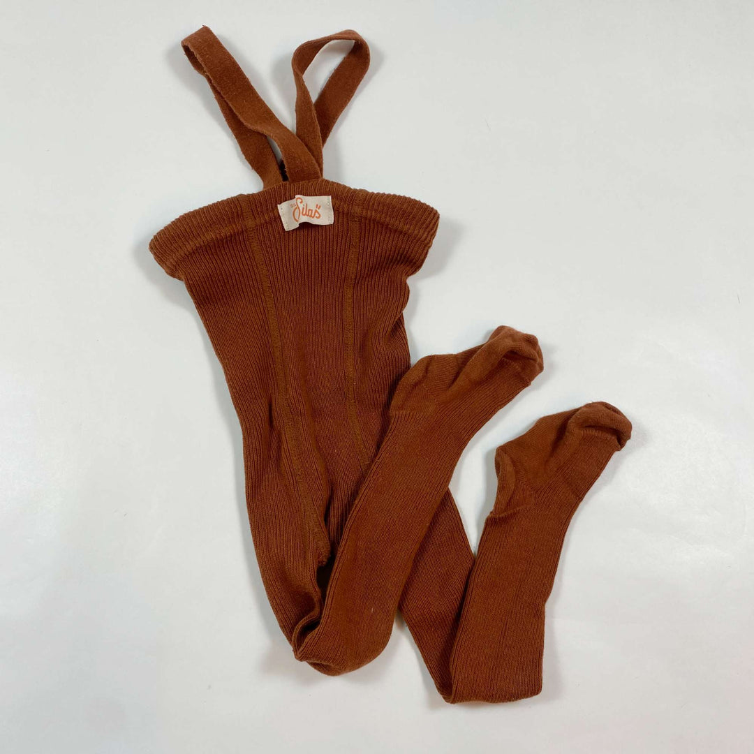 Silly Silas rust footed leggings 62-68 1