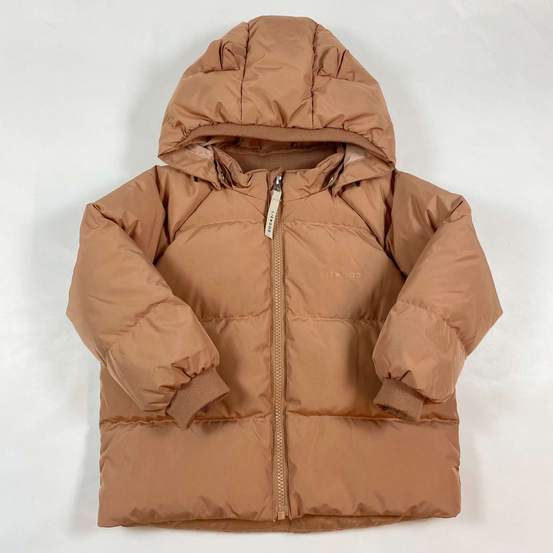 Liewood dusty pink puffer jacket 2Y 1