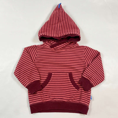 Finkid striped warm hoodie 1-2Y/80-90 1