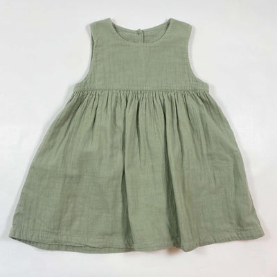 Poudre Organic green dress 2Y 1
