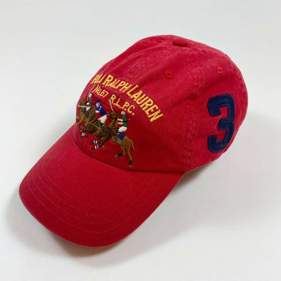 Ralph Lauren red polo logo cap one size (8-20Y) 1