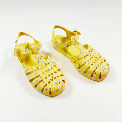 Mini Melissa yellow daisy beach sandals 31 1