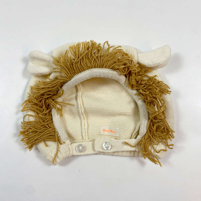 Meri Meri knitted lion mane bonnet 0-6M 1