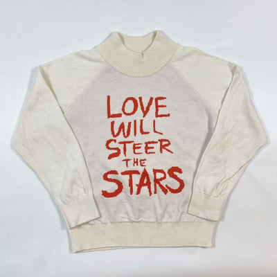 Mini Rodini Love will steer the stars organic knit sweater 104/110 1
