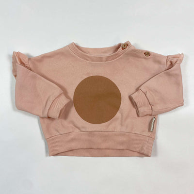 Piupiuchick pink sweatshirt 6M 1