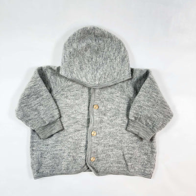Engel grey virgin wool jacket with hood 86/92 1