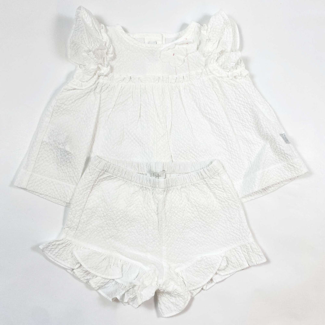 Il Gufo white baby ceremonial set 6M 1