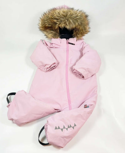 Isbjörn pink water proof snow suit 86 1
