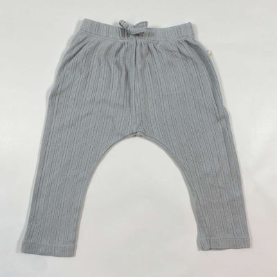 Lil' Atelier grey pointelle trousers 9-12M/80 1