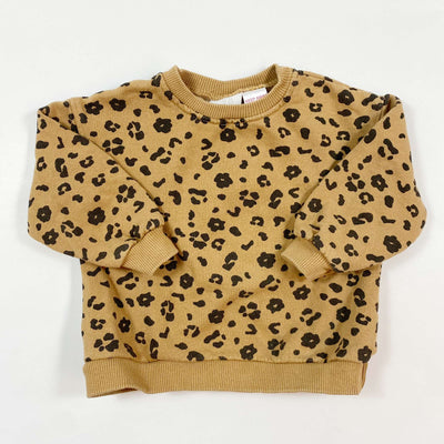 Zara leopard print sweatshirt 6-9M/74 1