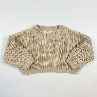 The Simple Folk heavy knit organic cotton sweater 0-3M 1