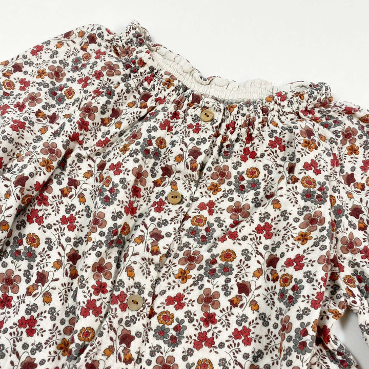 Zara floral cotton blouse 3-4Y/104 2