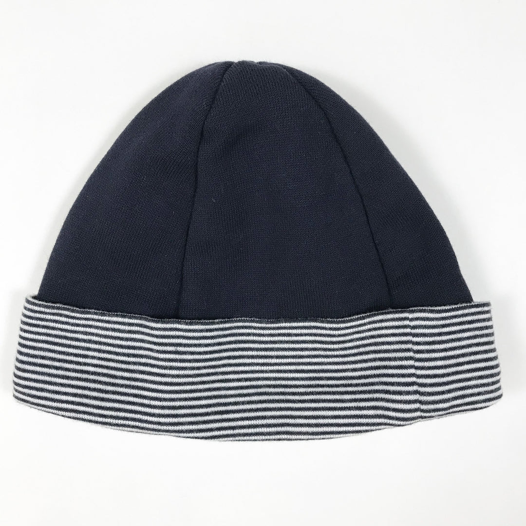 Petit Bateau blaue Babymütze 3-6M/43-45