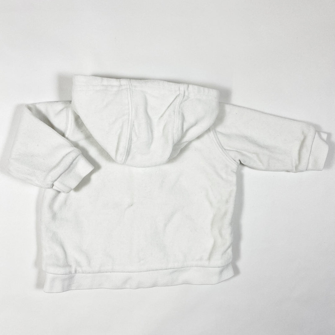 Ralph Lauren white velour hoodie 6M