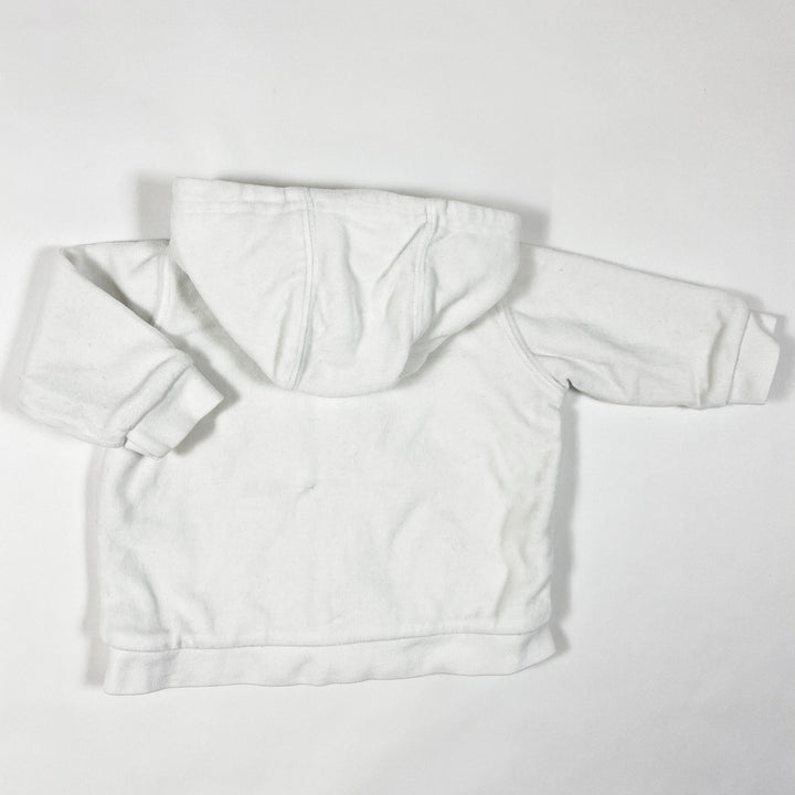 Ralph Lauren white velour hoodie 6M