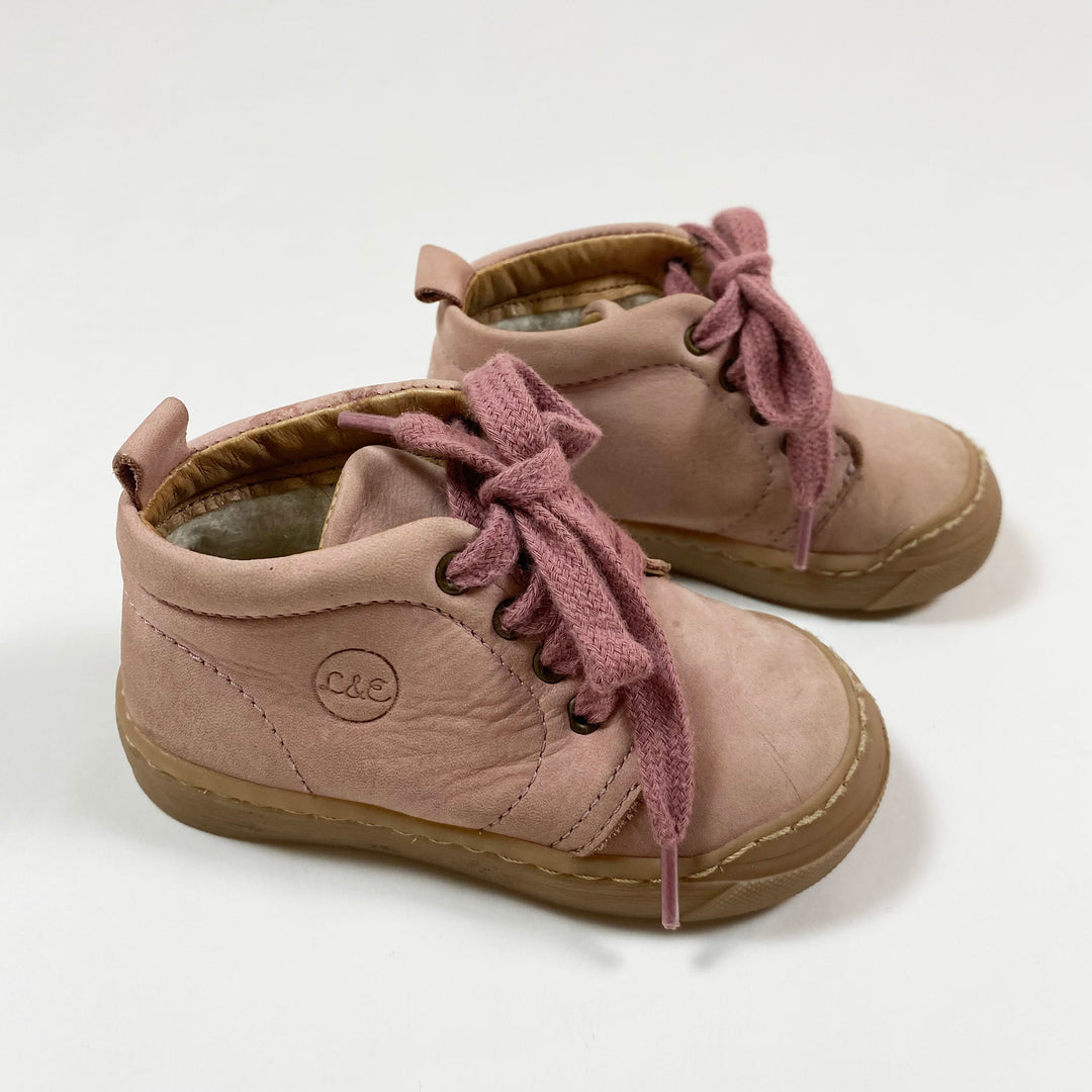 Lotta & Emil soft purple leather booties 21 2