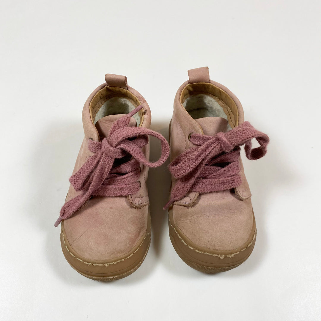 Lotta & Emil soft purple leather booties 21 1