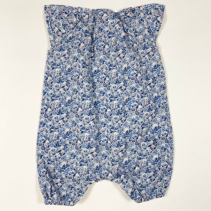 Serendipity Organics blue floral summer jumpsuit 62/3M