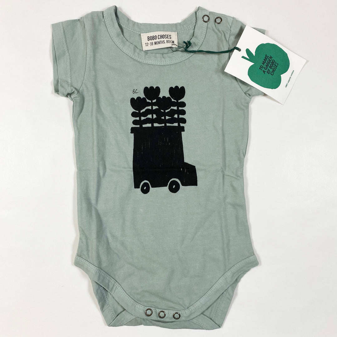 Bobo Choses pale green flowerbus body Second Season 12-18M 1