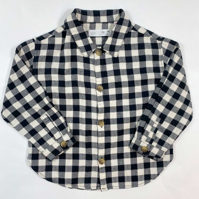 Zara black/white checked flannel shirt 3-4Y/104 1