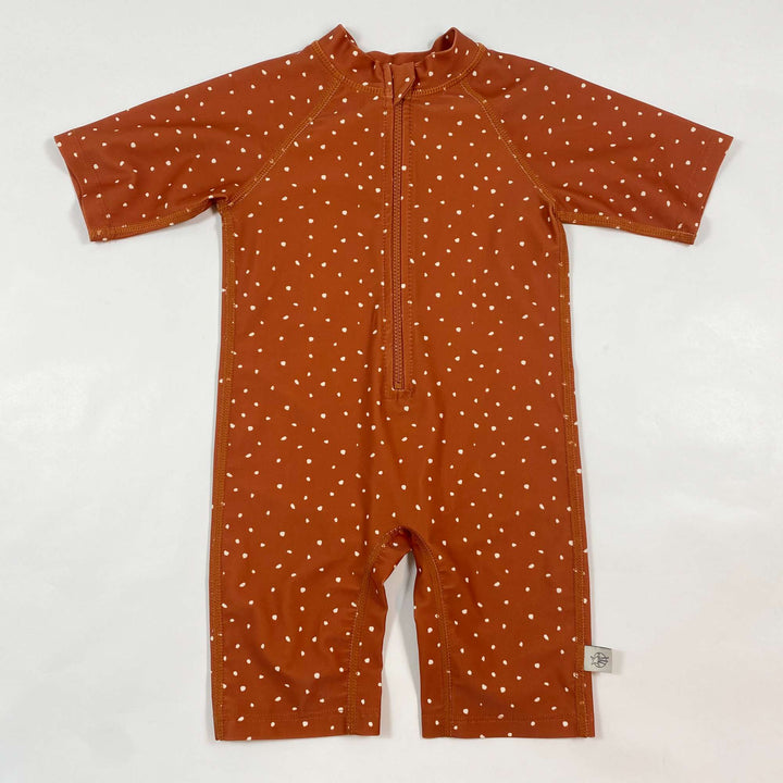 Lässig caramel polkadot short UV swimsuit 13-18M/86 1