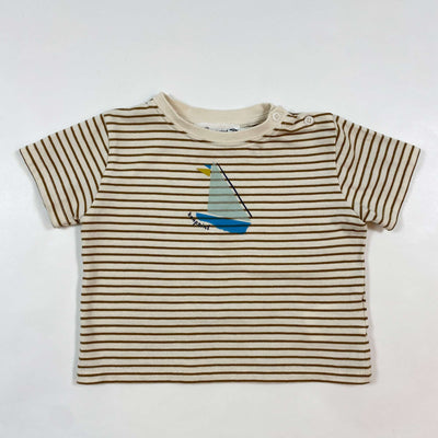 Bonpoint striped sail boat t-shirt 12M 1