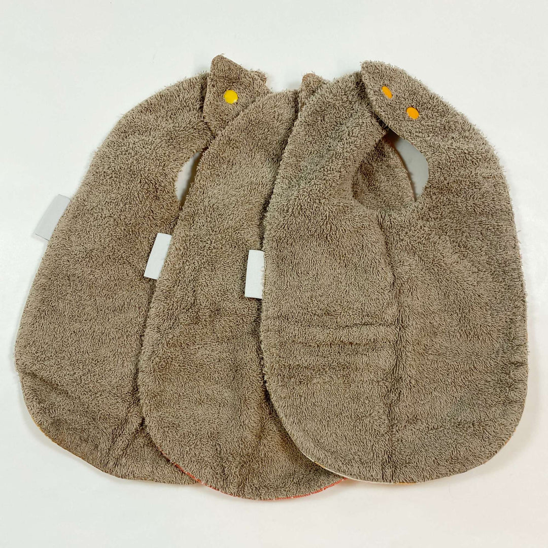 Eva-Lou print bibs set of 3 one size 3