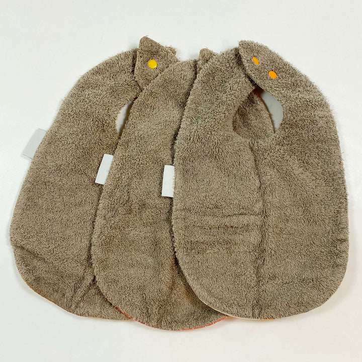 Eva-Lou print bibs set of 3 one size 3