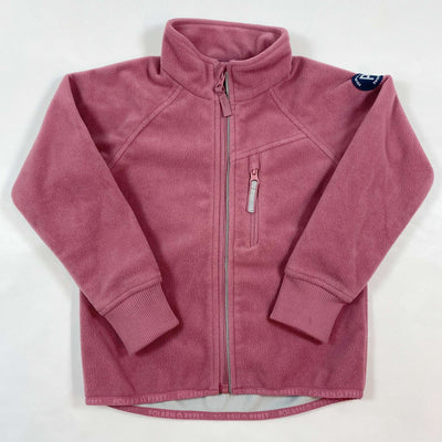 Polarn O. Pyret dark pink wind fleece zip jacket 3-4Y/104 1