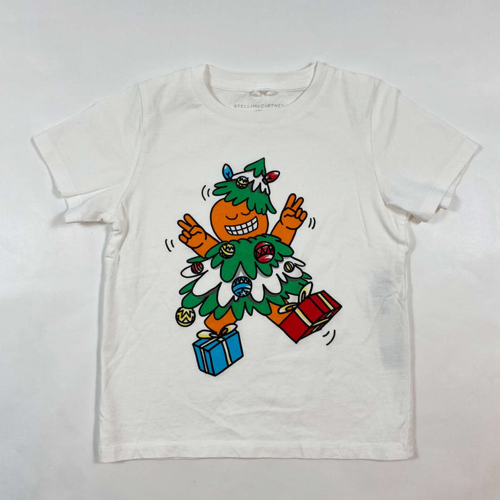 Stella McCartney Kids cool xmas tree print t-shirt 4Y 1