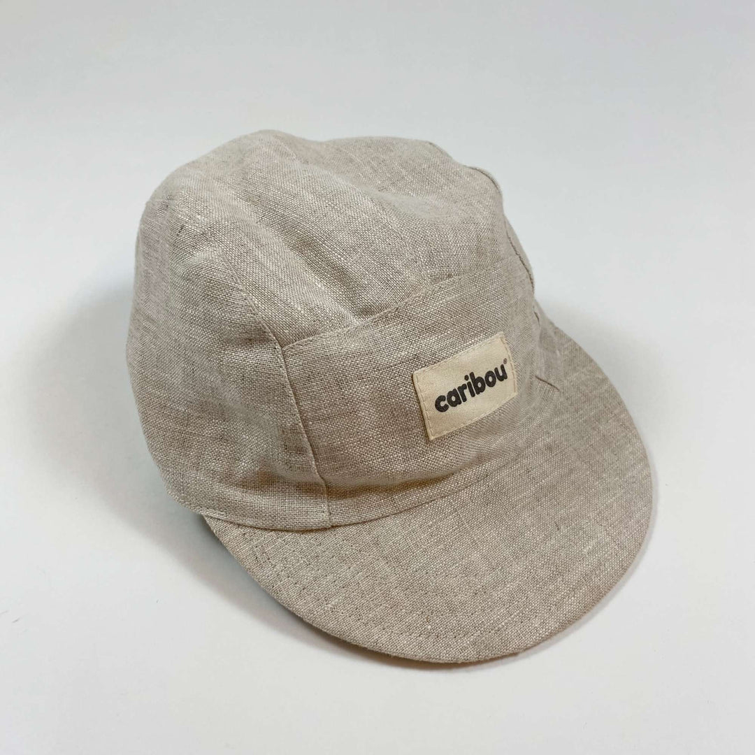Caribou pale sand linen cap Grand/4-6Y 1
