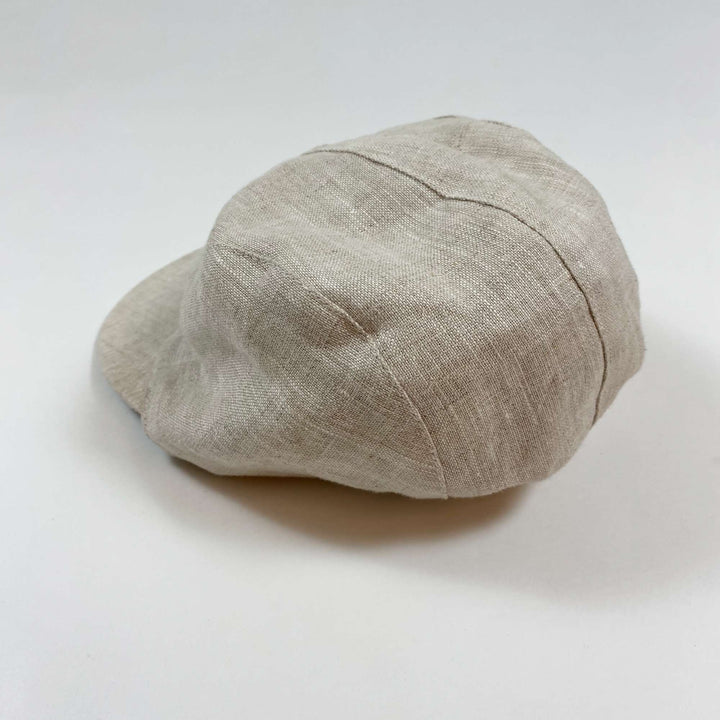 Caribou pale sand linen cap Grand/4-6Y 2