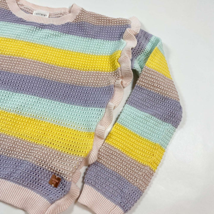 Carrement Beau pastel stripe sweater 6Y/116 2
