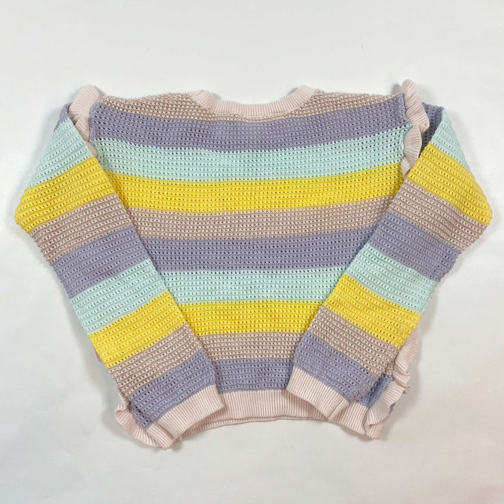Carrement Beau pastel stripe sweater 6Y/116 3