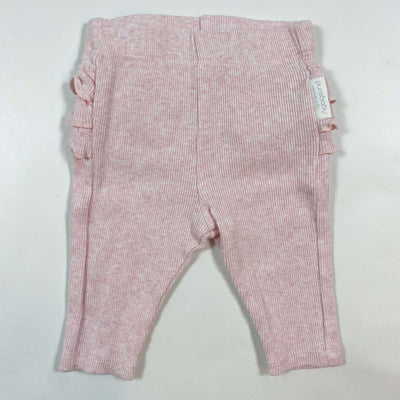 Pure Baby pink leggings with ruffles 0-3M 1