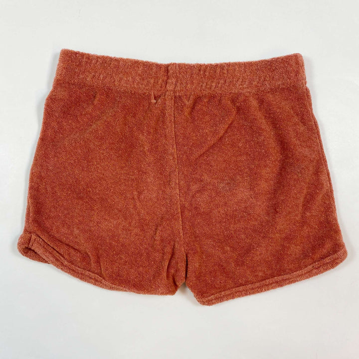 Serendipity Organics rust coloured terry shorts 7Y/122 2