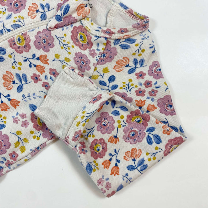 Pure Baby floral sleepsuit with zip 0-3M 4