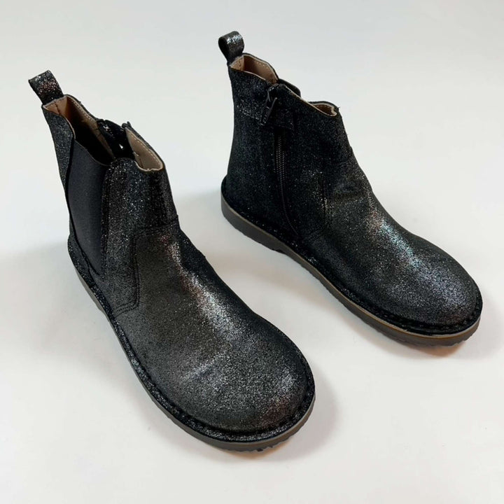 Pèpè Shoes Two Con Me black glitter Frizel Nero ankle boots  33 1