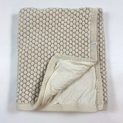 Joolz off-white knitted baby/pram blanket 75 × 100cm  1