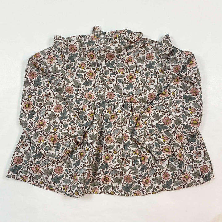 Bonton floral print blouse 4Y 3