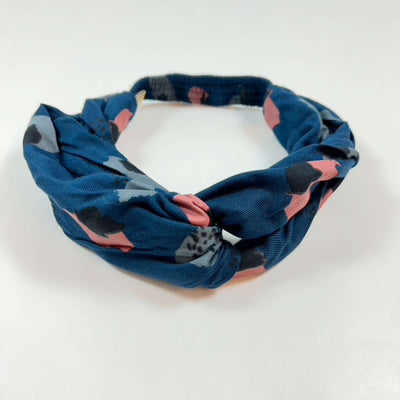 Soft Gallery blue cotton blend headband one size 1