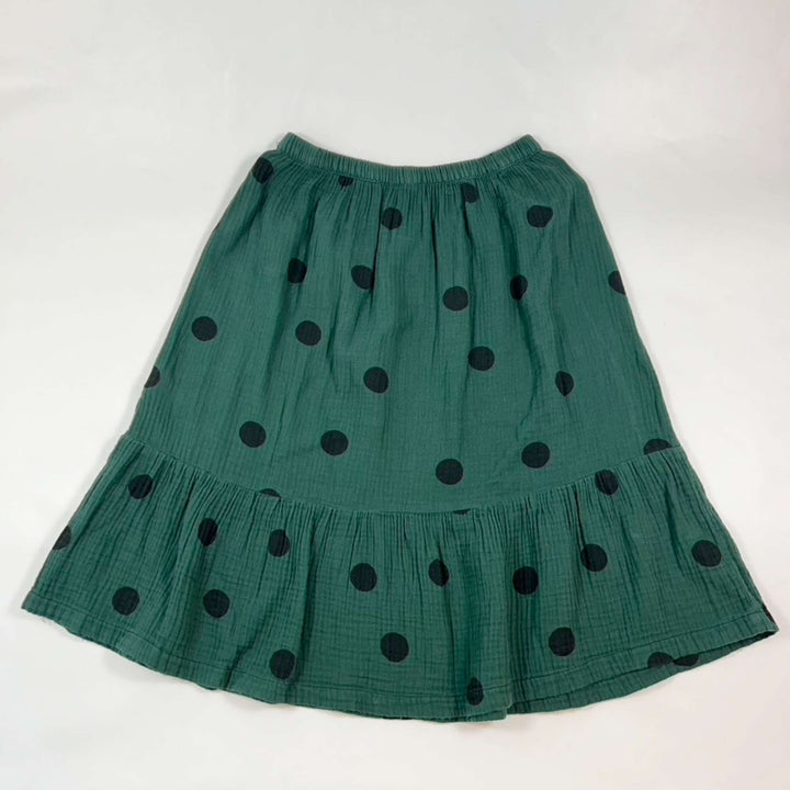 Tinycottons green dot muslin skirt 10Y 2