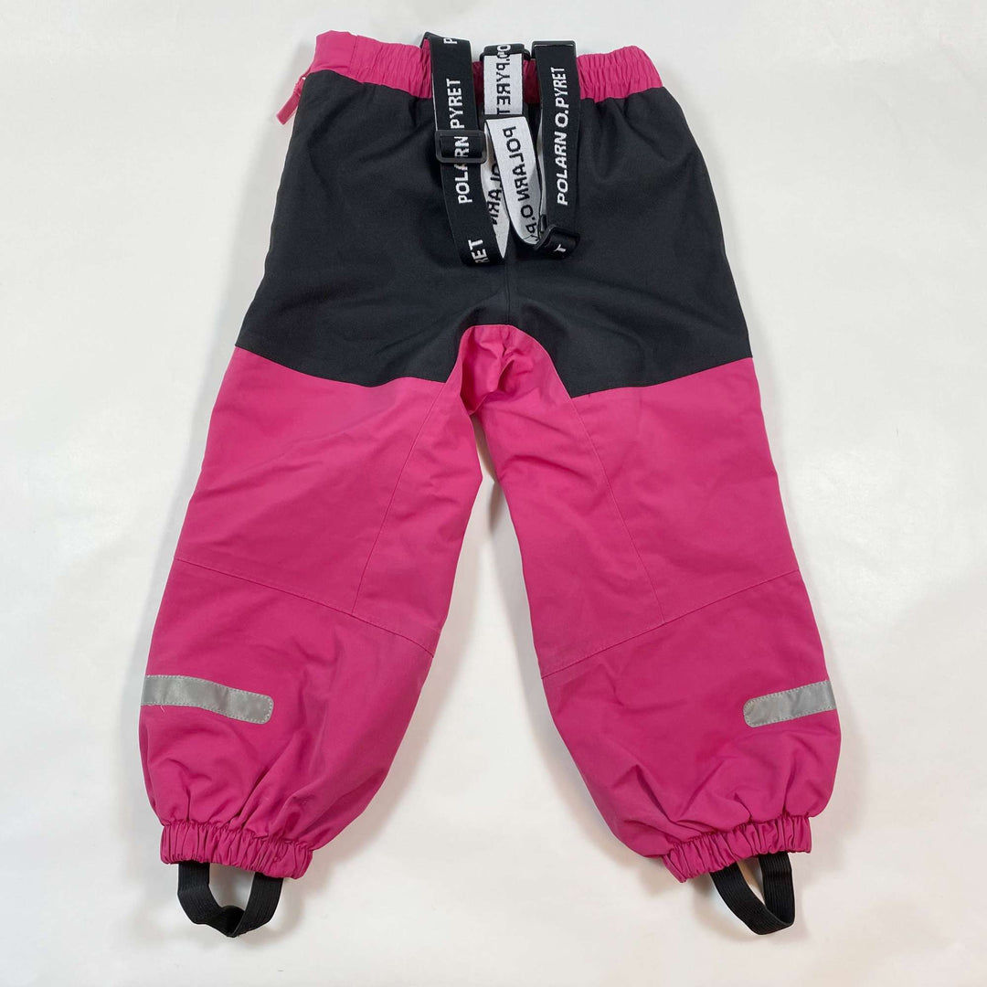Polarn O. Pyret Stormy pink shell trousers 3-4Y/104 2