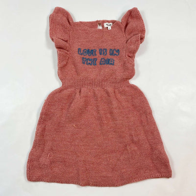 Oeuf NYC Love Is in the Air baby alpaca knit dress 2-3Y 1