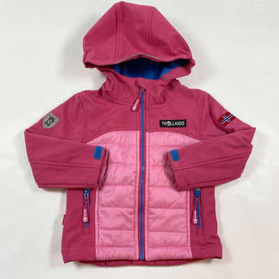 Trollkids pink technical jacket 98 1