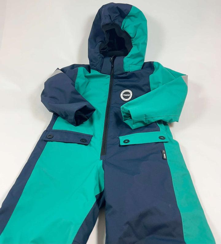 Reima navy/green Sevetti waterproof transition overall 110 1