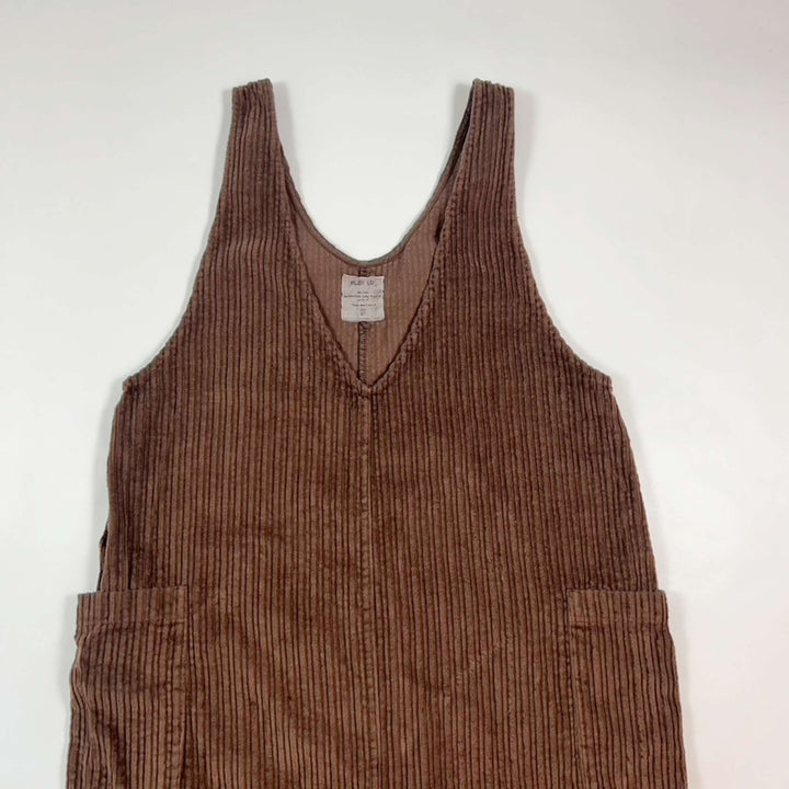 Play Up brown large cord jumpsuit 10Y 4