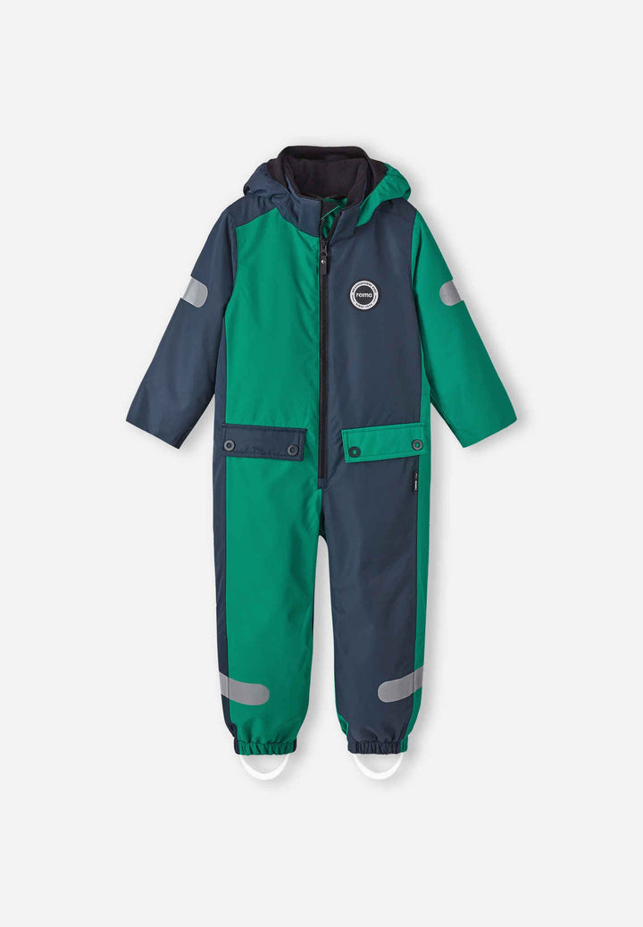 Reima navy/green Sevetti waterproof transition overall 110 6