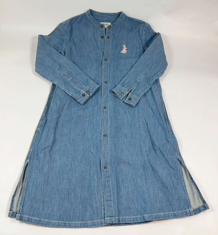 Bobo Choses blue Rabbit denim dress 8-9Y/134 1
