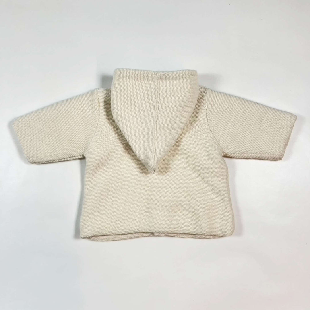 Petit Bateau off-white knit cardigan 1M/54 2